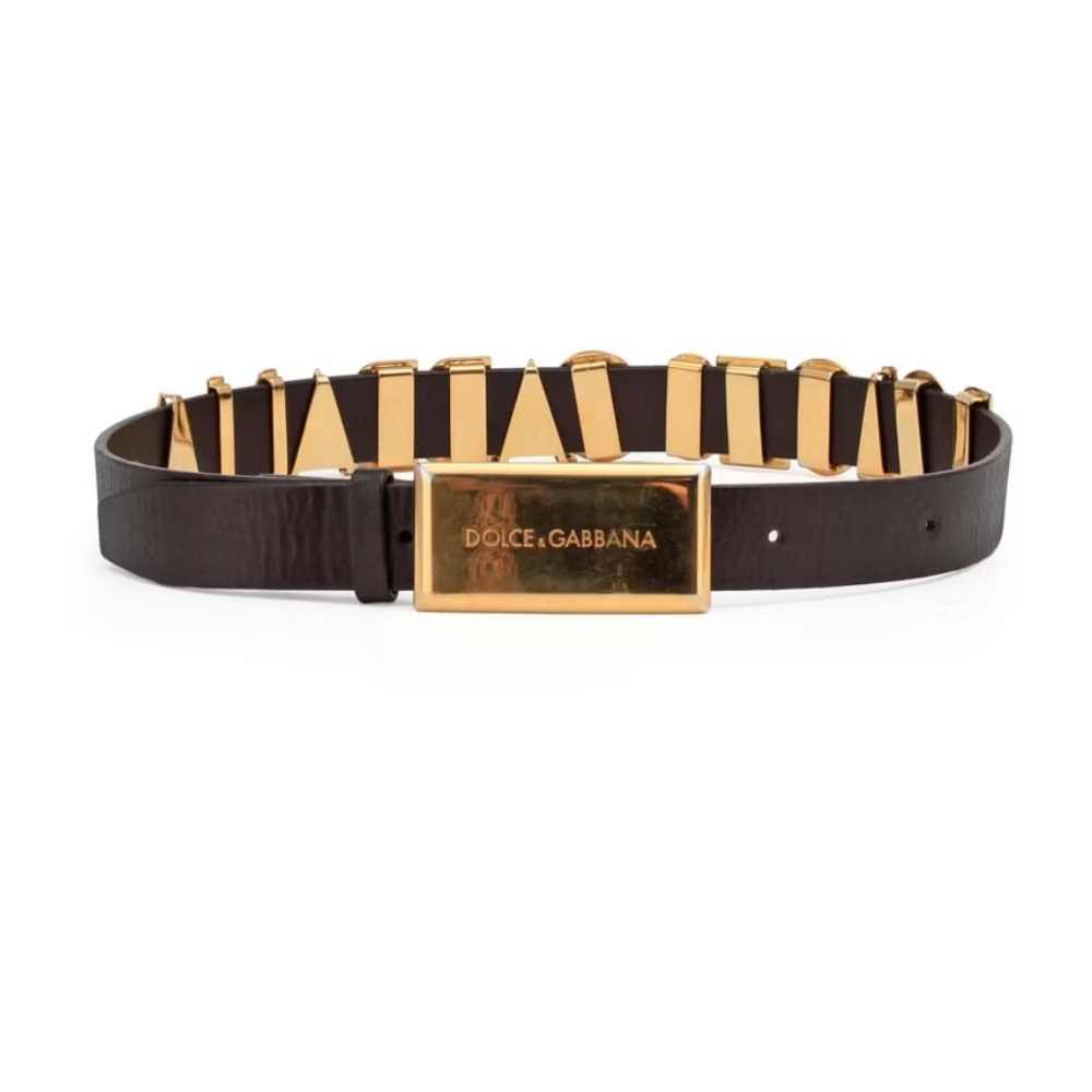 Dolce & Gabbana belt with removable letters